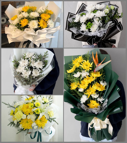 安徽亳州市谯城区城父镇百尺河村白事花束代送